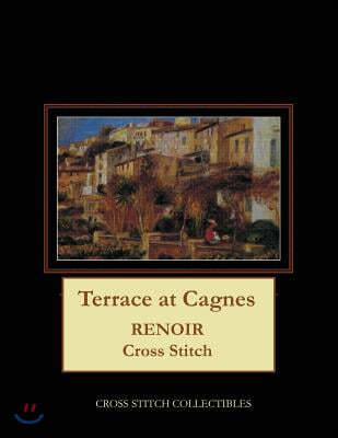 Terrace at Cagnes: Renoir Cross Stitch Pattern