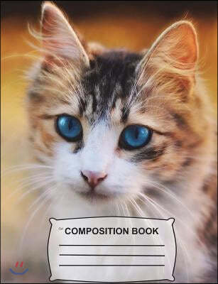 Cat Composition Book: Primary Creative Story book with handwriting guidelines and drawing space Grades K-2