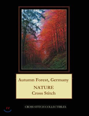 Autumn Forest, Germany: Nature Cross Stitch Pattern