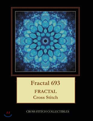 Fractal 693: Fractal Cross Stitch Pattern
