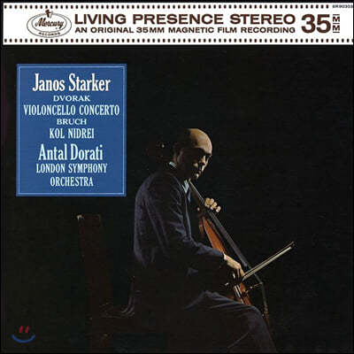 Janos Starker 드보르작: 첼로 협주곡 / 브루흐: 콜 니드라이 - 야노스 슈타커 (Dvorak: Cello Concerto / Bruch: Kol Nidrei) [2LP]