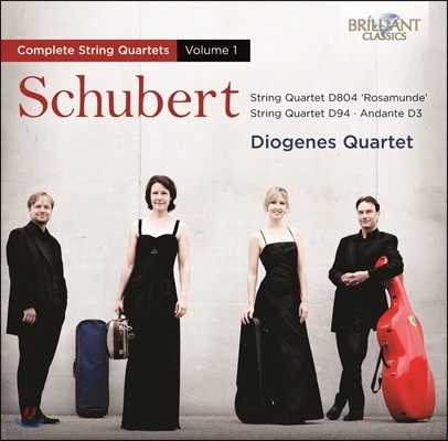 Diogenes Quartet Ʈ:   1 - 7 13 `ڹ` (Schubert: String Quartet D94, D804 'Rosamunde`) ׽ 