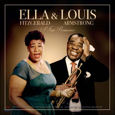 Ella Fitzgerald, Louis Armstrong — A Fine Romance 앨범 커버
