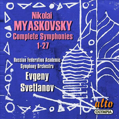 ߽̾Ű:   1 - 27 (Myaskovsky: Complete Symphonies Nos.1 - 27) (14CD Boxset) - Evgeni Svetlanov