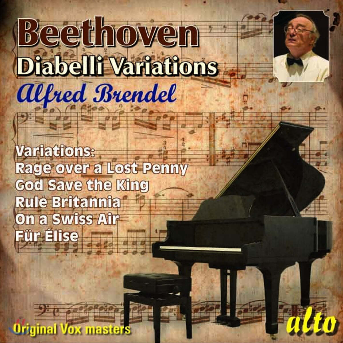 Alfred Brendel 베토벤: 디아벨리 변주곡 - 알프레도 브렌델 (Beethoven: Diabelli Variations Op. 120)