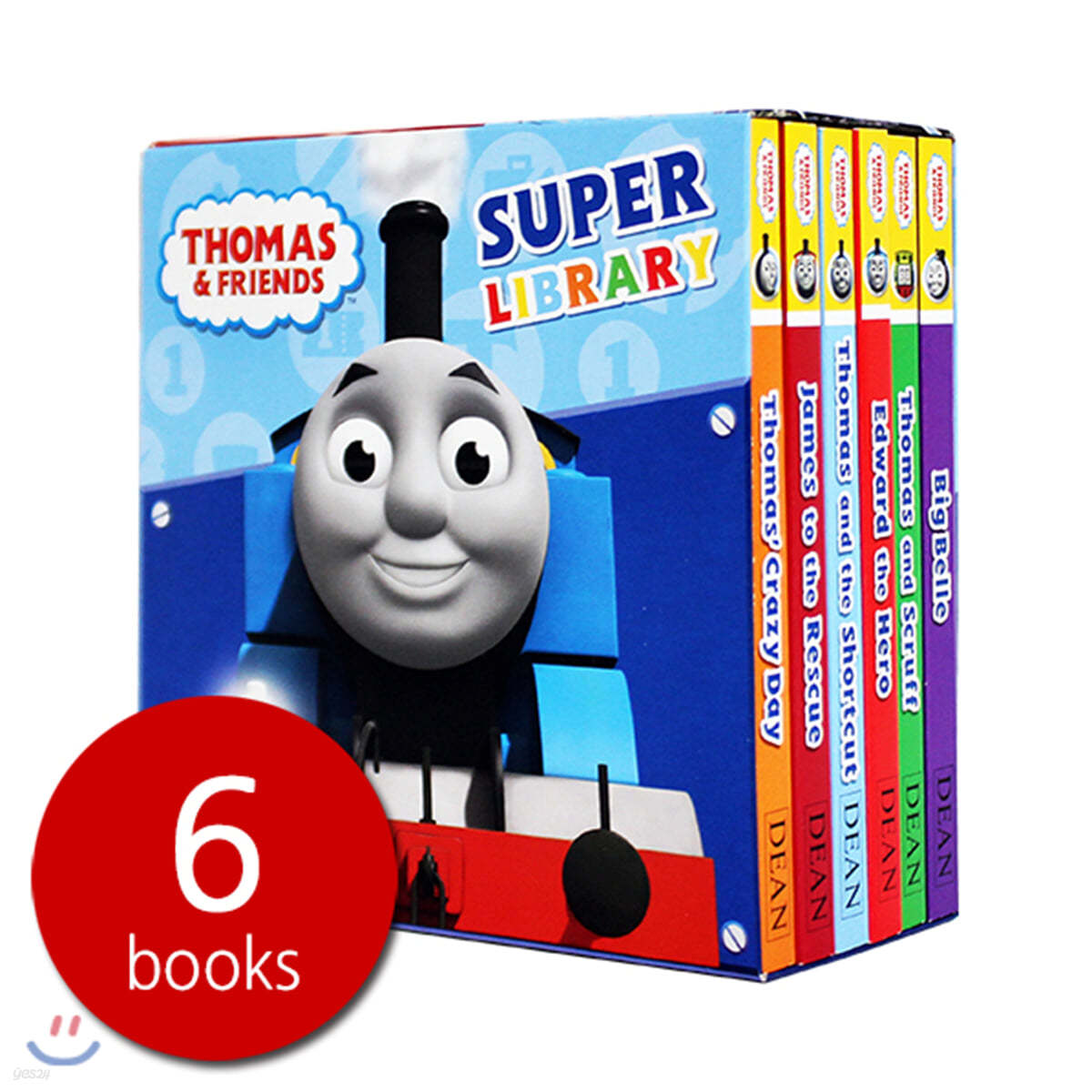 Thomas &amp; Friends Super Library 6 Books Set  : 토마스와 친구들 슈퍼 라이브러리 북 세트