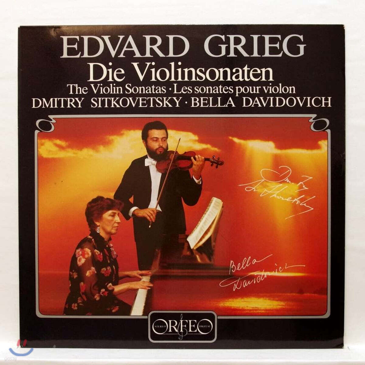 Dmitry Sitkovetsky / Bella Davidovich 그리그: 바이올린 소나타 (Grieg: Violin Sonatas Nos. 1-3, Op. 8, 13 & 45) 드미트리 시트코베스키 [LP]