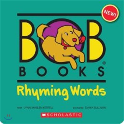 Bob Books - Rhyming Words Box Set Phonics, Ages 4 and Up, Kindergarten, Flashcards (Stage 1: Starting to Read) [With 40 Rhyming Word Puzzle Cards]