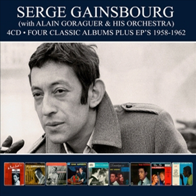 Serge Gainsbourg - Four Classic Albums Plus Ep's 1958 - 1962 (Remastered)(Digipack)(4CD)