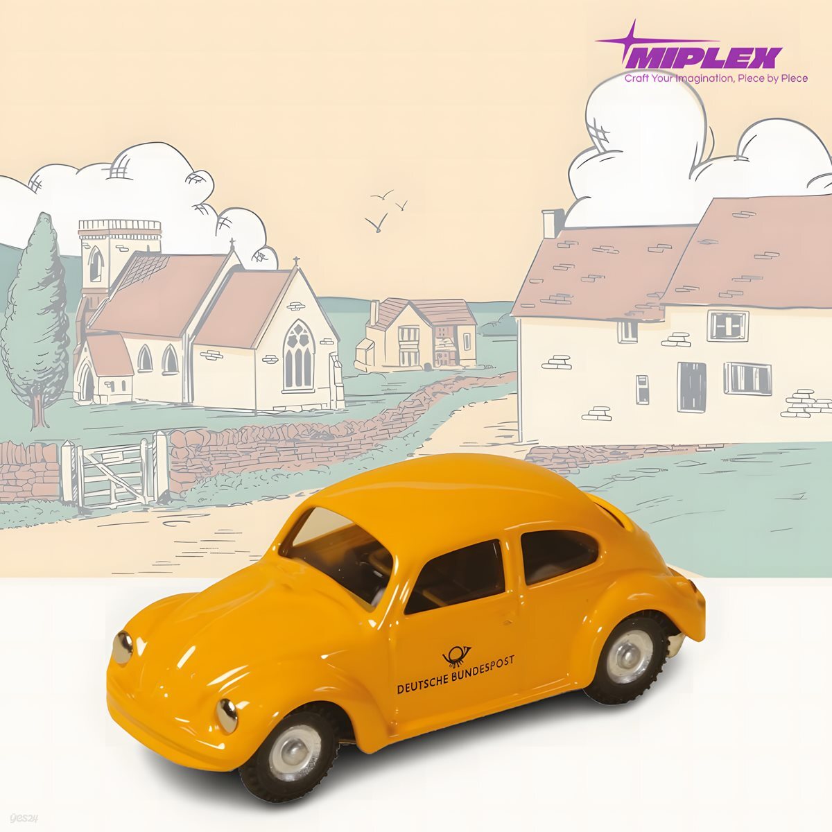 [Miplex] 유럽감성 틴토이 : 폭스바겐 비틀 우편배달차