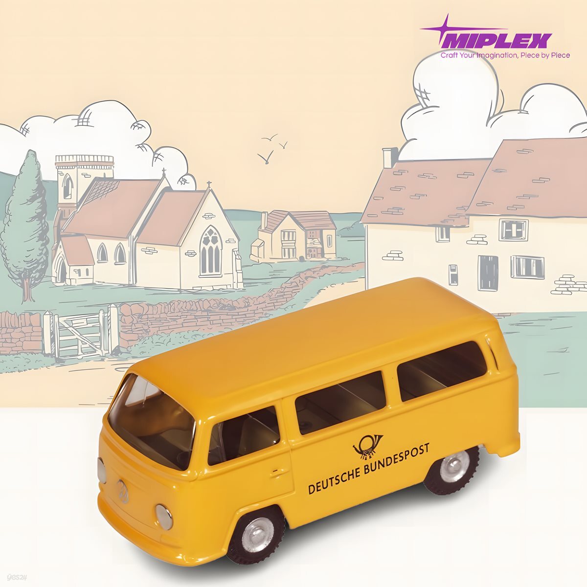 [Miplex] 유럽감성 틴토이 : 폭스바겐 우편차