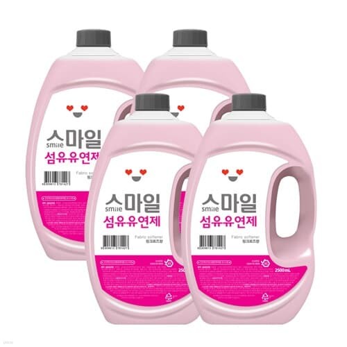 아토세이프 스마일 섬유유연제 핑크로즈향 2.5L ...