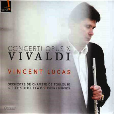 비발디: 플루트 협주곡집 (Vivaldi: Flute Concertos)(CD) - Vincent Lucas
