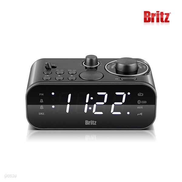 브리츠 Bz-Cr3930Bt 블루투스 Fm 라디오 알람 Led 시계 라디오 - 예스24