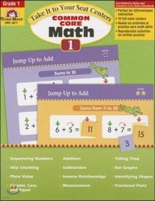 Take It to Your Seat: Math Centers, Grade 1 Teacher Resource