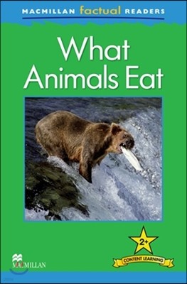 Macmillan Factual Readers Level 2+: What Animals Eat