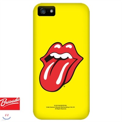 [5] Ѹ潺 THE ROLLING STONES Classic Tongue Yellow ٵ BRAVADO  ̽ iPhone Case 5