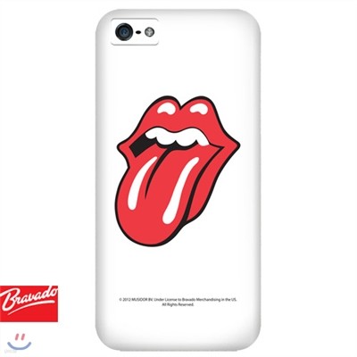 [5] Ѹ潺 THE ROLLING STONES Classic Tongue White ٵ BRAVADO  ̽ iPhone Case 5