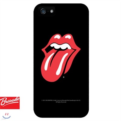 [5] Ѹ潺 THE ROLLING STONES classic tongue black ٵ BRAVADO  ̽ iPhone Case 5