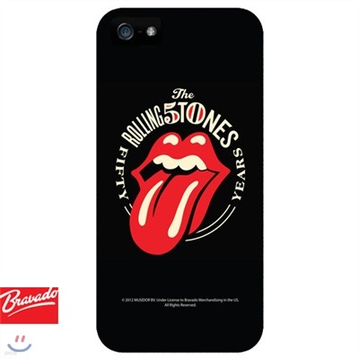 [5] The Rolling Stones (Ѹ 潺) 50th Anniversary Logo Black ٵ BRAVADO  ̽ iPhone Case 5