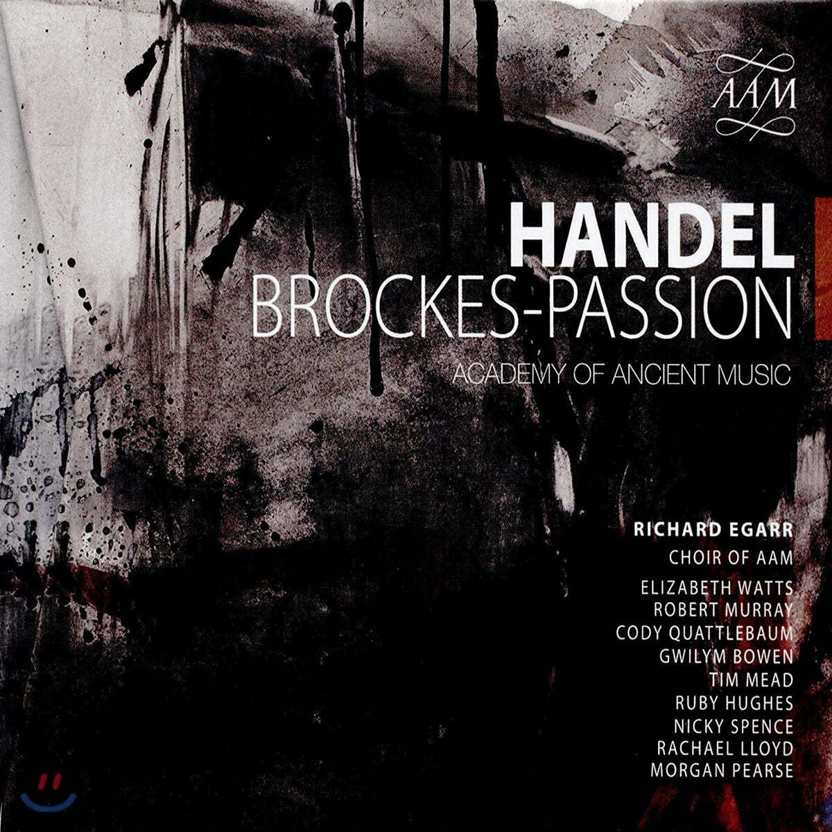 Richard Egarr 헨델: 브로케스 수난곡 (Handel: Brockes-Passion)