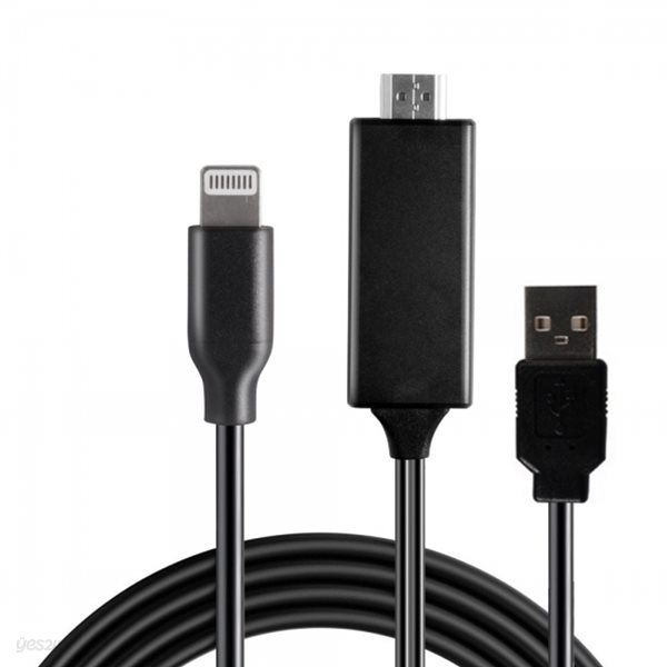 엘디네트웍스 Anyport 아이폰 to HDMI 미러링 케이블 AP-MW1 (2m)