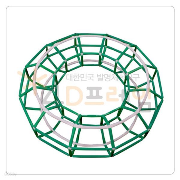 포디프레임 4D 도넛모양의 회전체 토러스(6각)