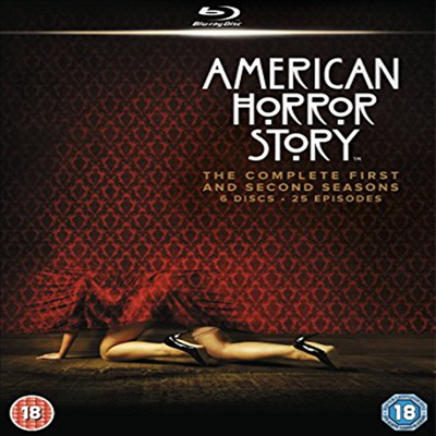 American Horror Story: Season 1-2 (Ƹ޸ĭ ȣ 丮) (ѱ۹ڸ)(Blu-ray)