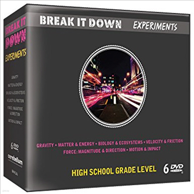 Break It Down: Experiments Super Pack (극ũ  ٿ)(ѱ۹ڸ)(DVD)