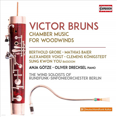 丣 齺:   ǳ ǰ (Victor Bruns: Chamber Music for Woodwinds) (2CD) - Soloists of Rundfunk-Sinfonieorchesters Berlin