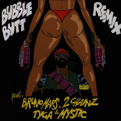 Major Lazer — Bubble Butt (12Inch Single) 앨범 커버