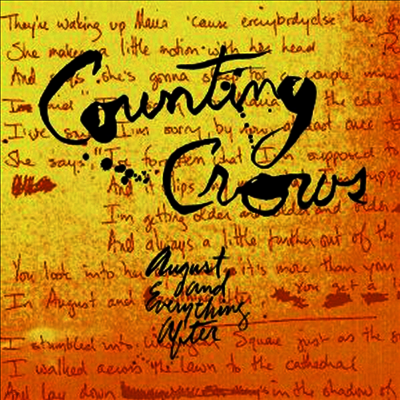Counting Crows — August And Everything After 앨범 커버