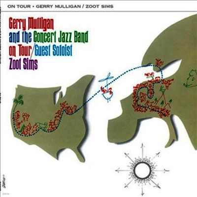 Gerry Mulligan — And The Concert Jazz Band On Tour W Jazz Soloist/Zoot Sims 앨범 커버