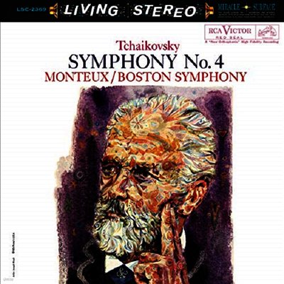 Pierre Monteux — 차이코프스키: 교향곡 4번 (Tchaikovsky: Symphony No.4) - Pierre Monteux 앨범 커버