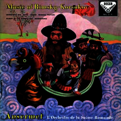 Ernest Ansermet — 림스키-코르사코프: 크리스마스 이브, 왕벌의 비행, 두비누스카 (Rimsky-Korsakov: Christmas Eve Suite. Sadko, The Flight of the Bumble-Bee, Dubinushka) - Ernest Ansermet 앨범 커버
