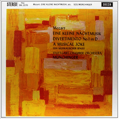 Karl Munchinger — 모차르트: 아이네 클라이네 나흐트무지크 외 소품집 (Mozart: EIne Kleine Nachtmusik K.525) - Karl Munchinger 앨범 커버