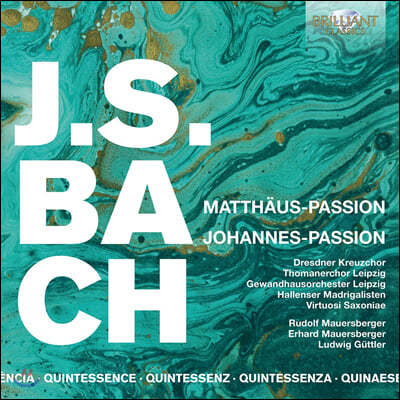 Rudolf Mauersberger : ¼, Ѽ (Bach: St Matthew Passion & St John Passion)