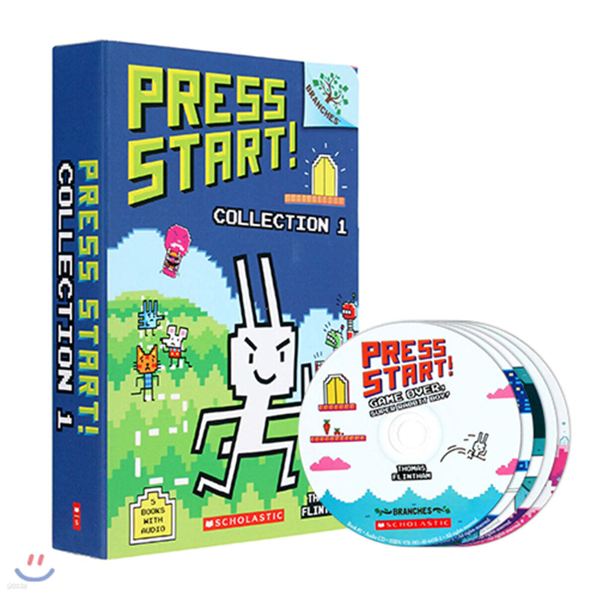 Press Start : 5종 박스 세트 (Book + CD)