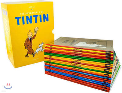 땡땡의 모험 페이퍼백 원서 23종 박스 세트 The Adventures of Tintin Paperback Boxed Set 23 titles