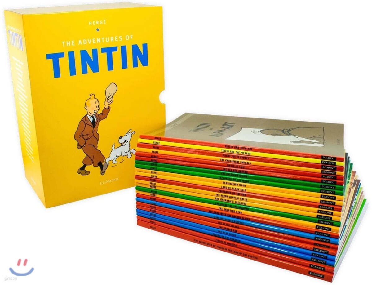 Tintin Paperback Boxed Set 23 titles