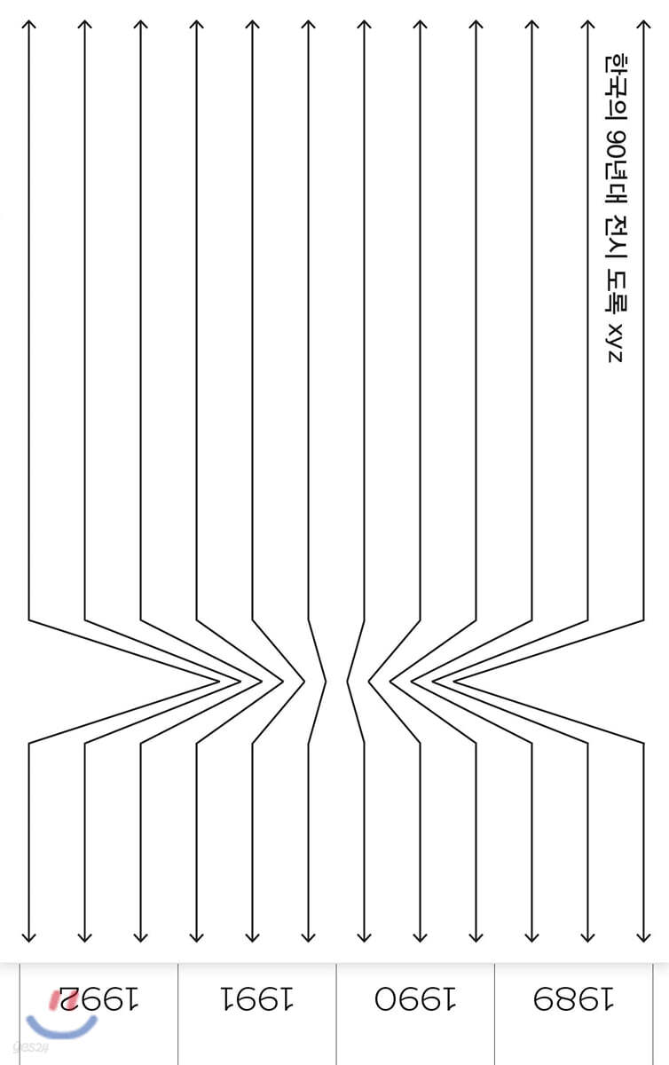한국의 90년대 전시 도록 xyz