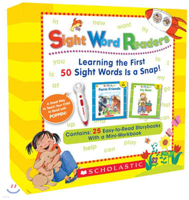 스콜라스틱 사이트 워드 리더스 (CD, 워크북 포함 / 팝펜 에디션) Scholastic Sight Word Readers Book & CD