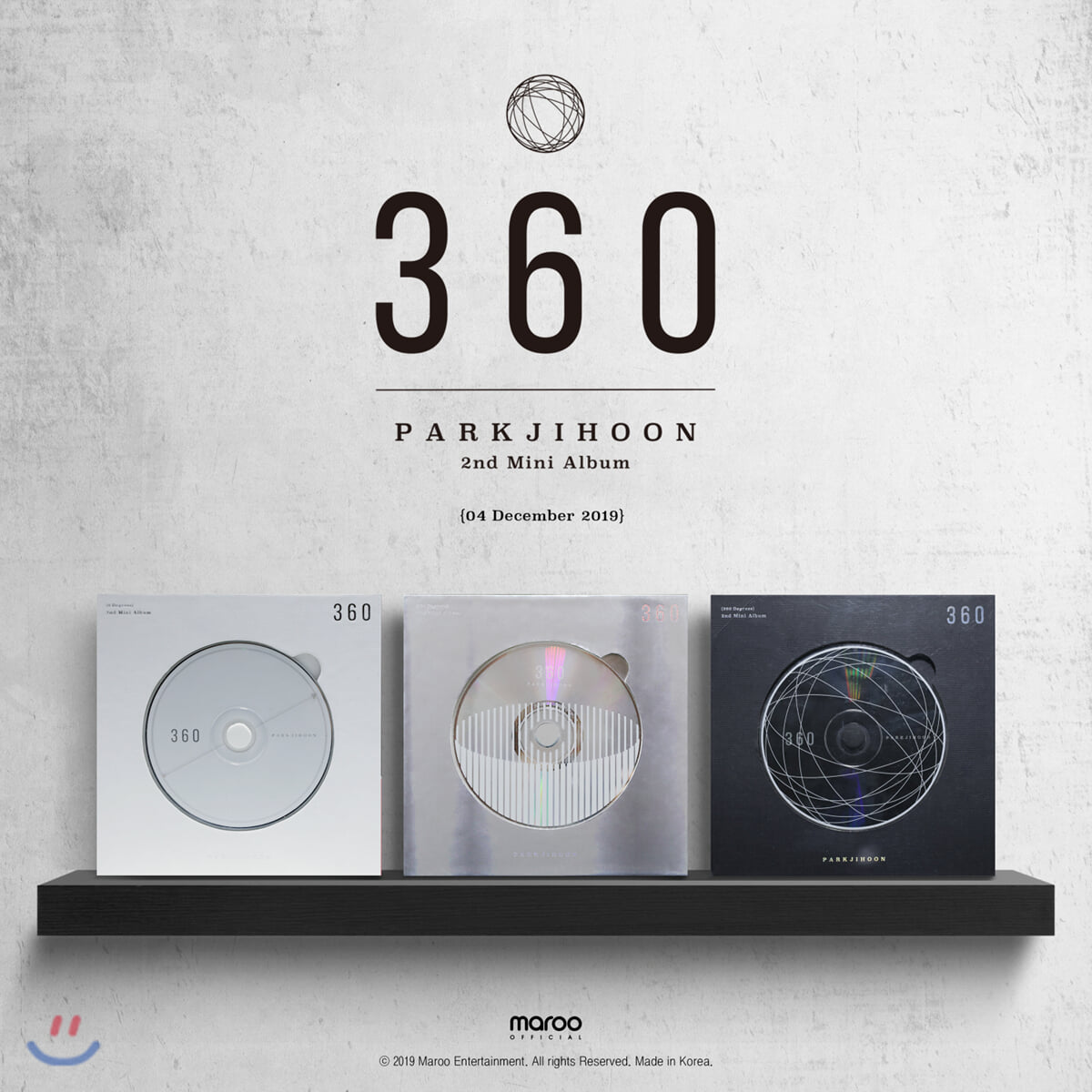 박지훈 - 미니앨범 2집 : 360 [버전 3종 중 1종 랜덤 발송]