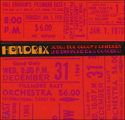 Jimi Hendrix ( 帯) - Songs For Groovy Children: The Fillmore East Concerts