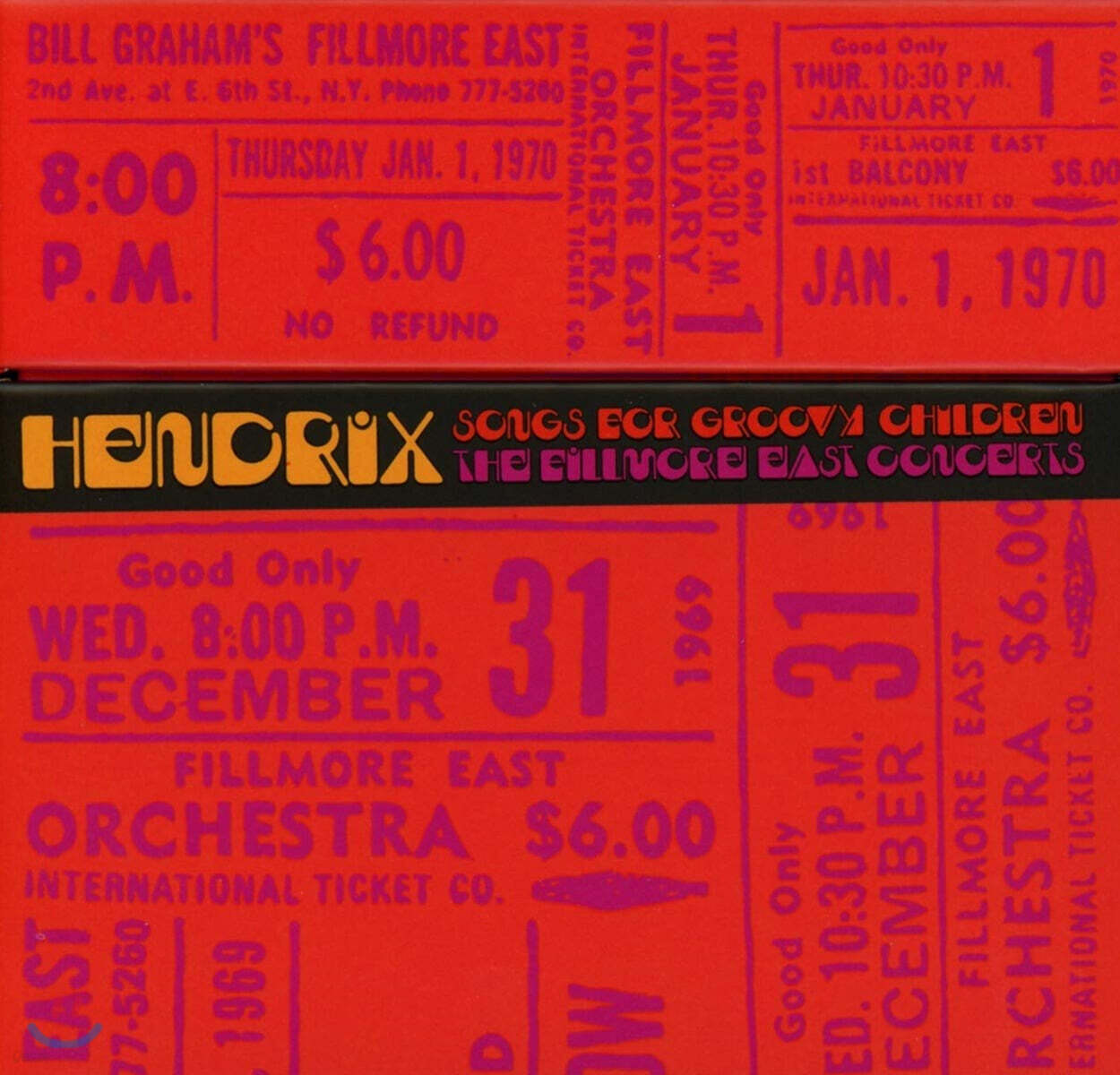 Jimi Hendrix (지미 헨드릭스) - Songs For Groovy Children: The Fillmore East Concerts