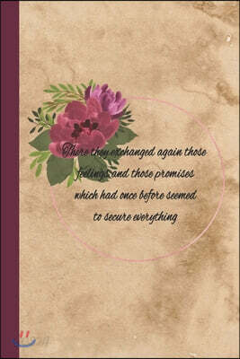 There They Exchanged Again Those Feelings: Journal Inspired by Jane Austen's Persuasion