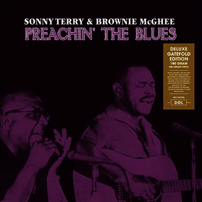 Sonny Terry & Brownie Mcghee — Preachin' The Blues (Gatefold) 앨범 커버