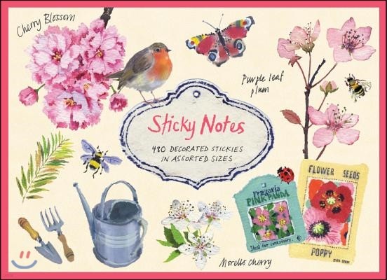 The Cherry Blossom Garden Sticky Notes