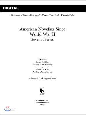 Dlb 278: American Novelists Since World War II, Seventh Series