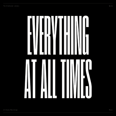 Irrational Library — Everything At All Times And All Things At Once 앨범 커버